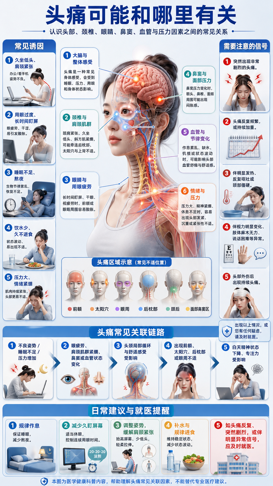 头痛健康图解