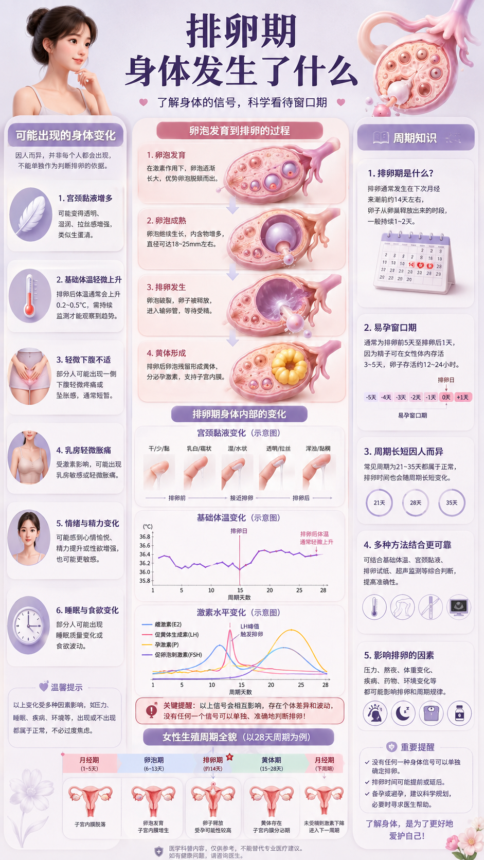 排卵期身体变化图